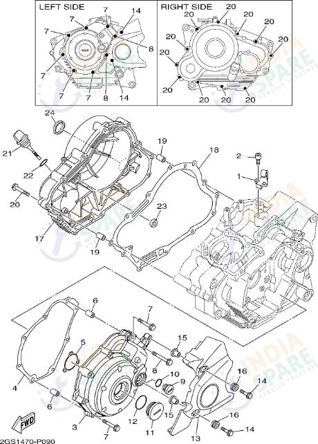 CRANKCASE COVER 1